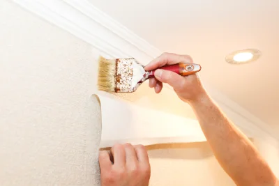 Pose de papier peint à Diémoz — revêtements muraux et toiles de verre